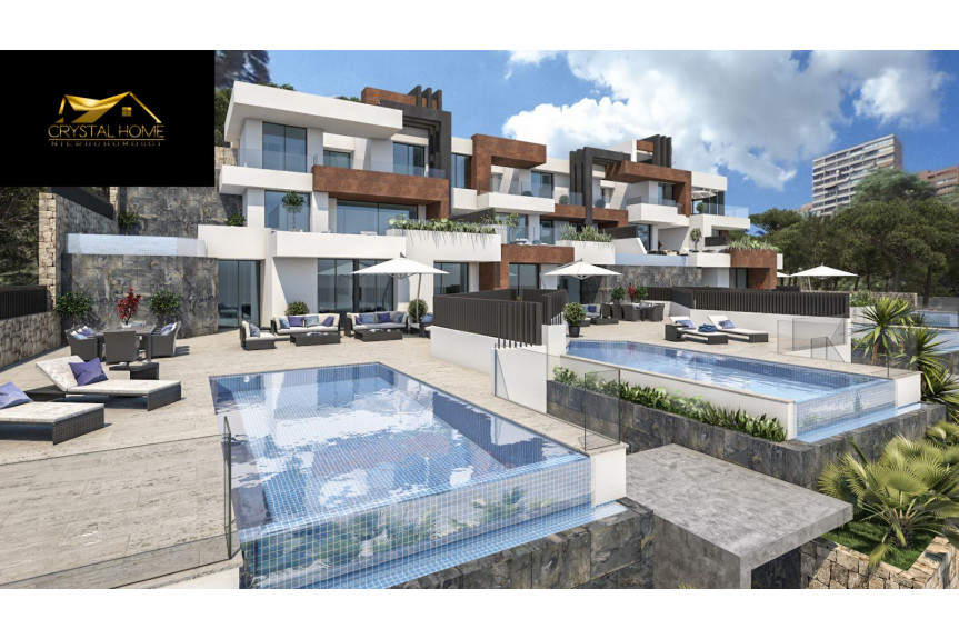 Alicante, Benidorm, Luksusowy apartament w pierwszej linii plaży